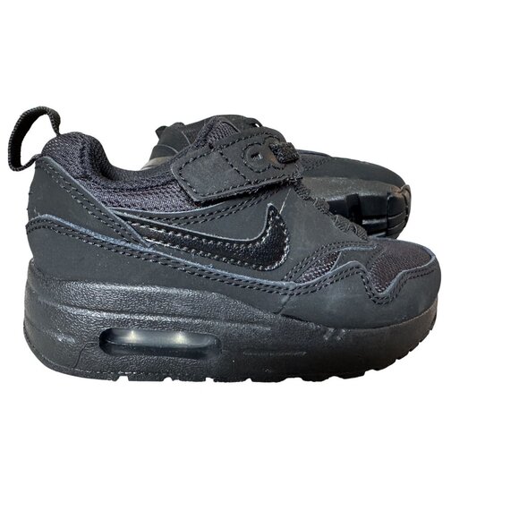 Nike Air Max 1 Toddler Easy On Size 9C Black New Without Box - Picture 6 of 10